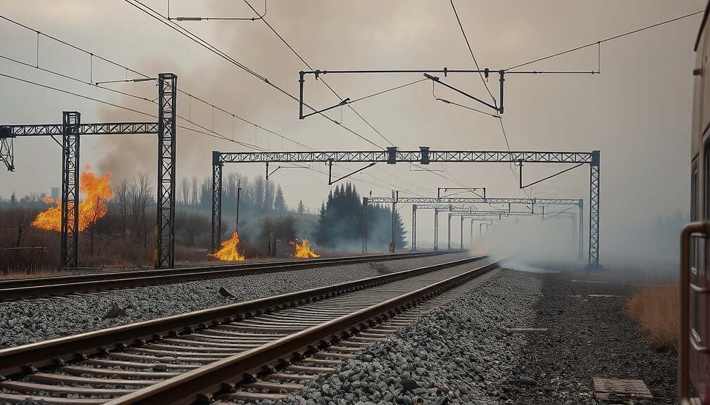 "Fire Disrupts Northern Germany Train Travel"