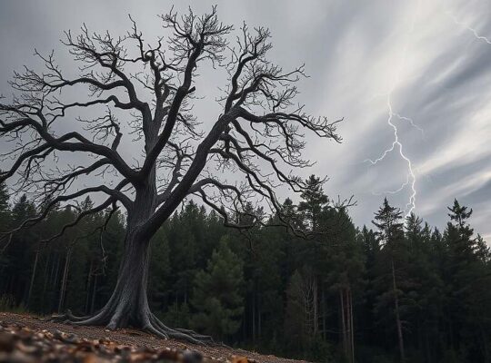 Lightning Kills Millions of Trees Each Year