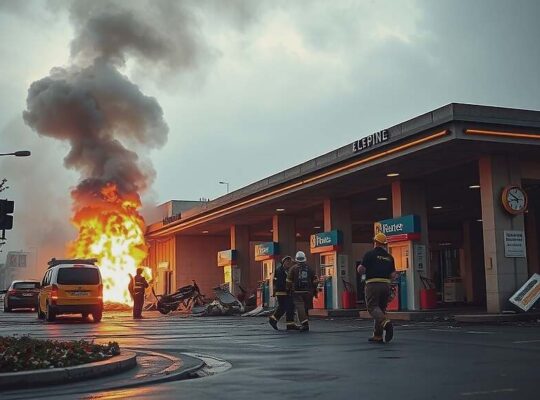 Rome Gas Station ERUPTS Injuries Reported