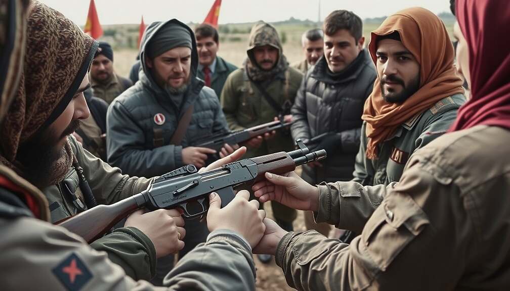 Kurds Relinquish Weapons Parties Welcome