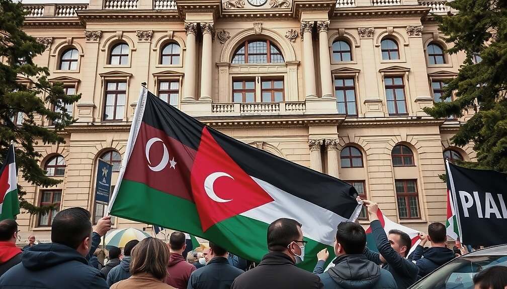 Berlin Left Party Calls for Palestinian Flag Display