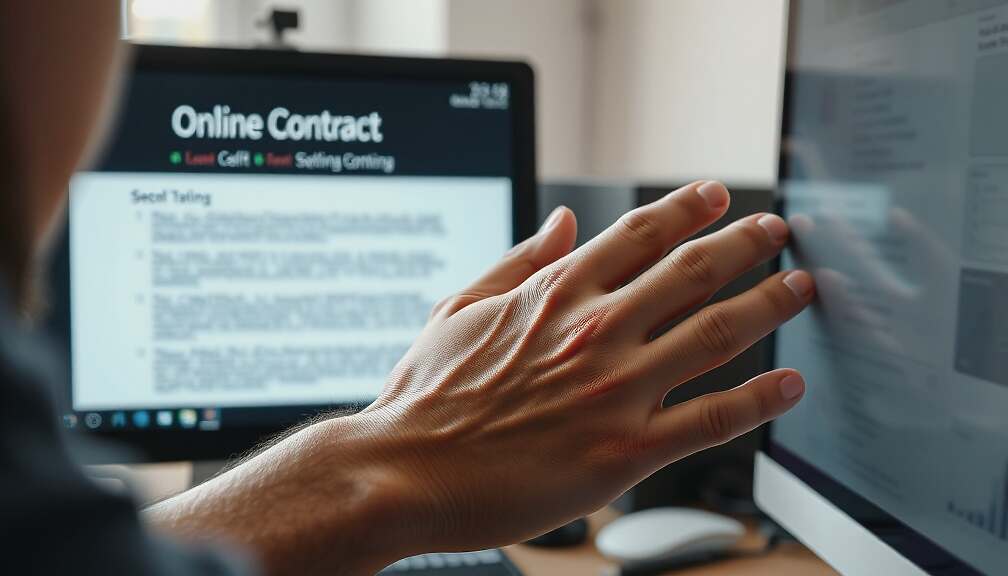Button May Revolutionize Online Contracts