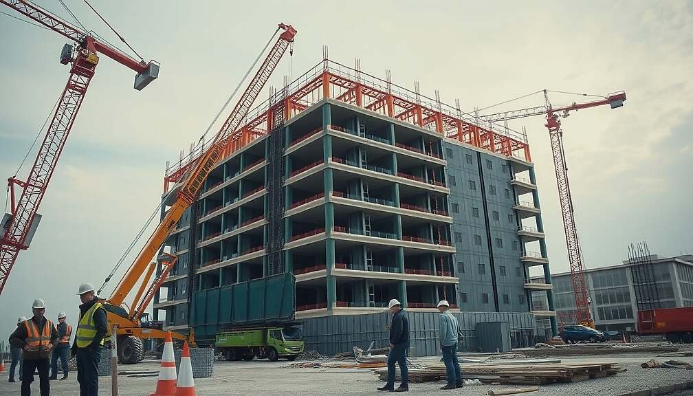 German Construction Permits Rise in First Half of 2025