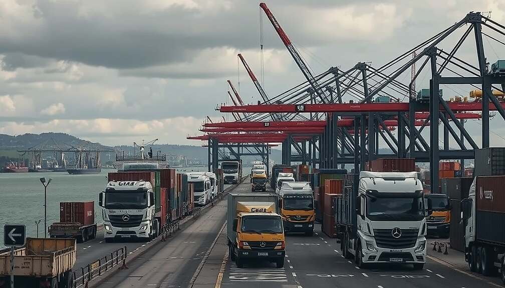 German Exports Dip Slightly in First Half of 2025