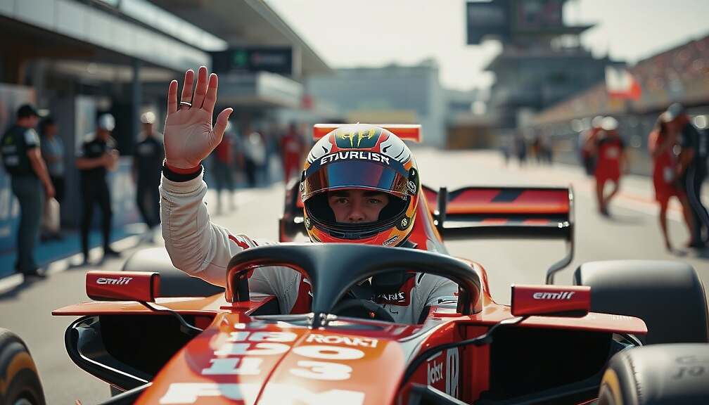 McLaren Close Behind