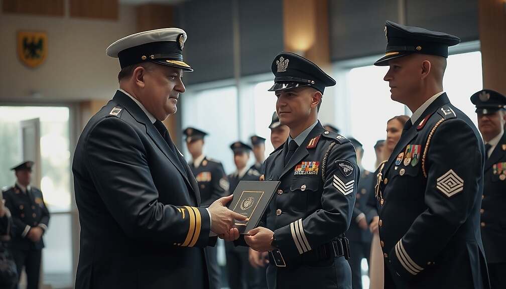 German Police Officer Honored for Kabul Rescue Mission