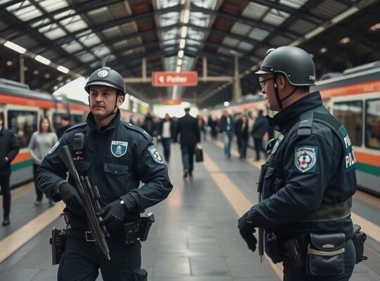 Increased Police Presence at German Train Stations