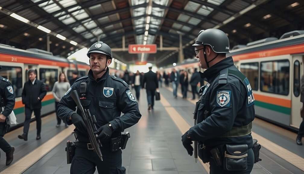 Increased Police Presence at German Train Stations