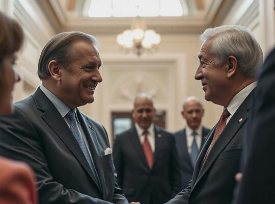 Poland's New President Meets with German Chancellor