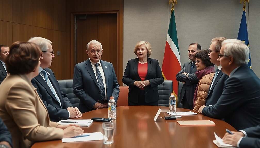 European Leaders Confer with Zelenskyy After Trump Meeting