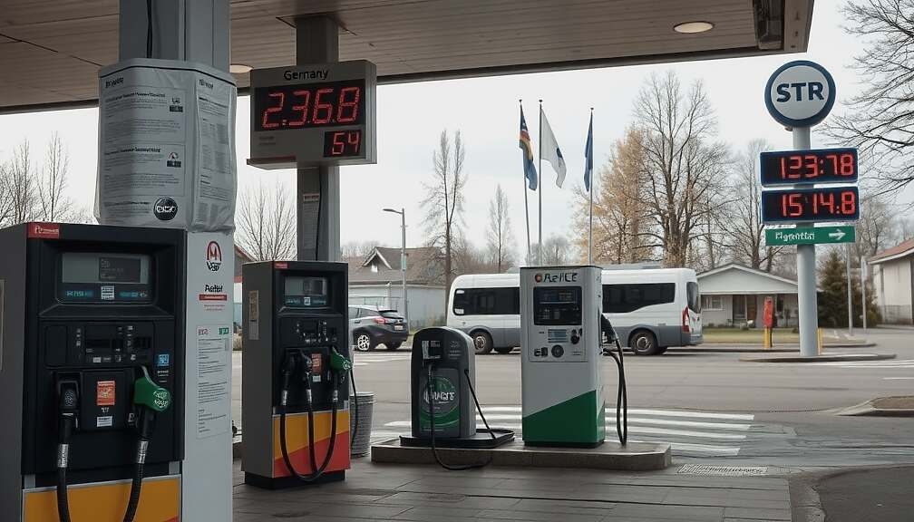 Gasoline Prices Fall, Diesel Rises in Germany