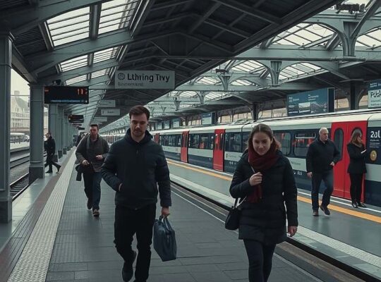 Halle Pursues Deutsche Bahn Headquarters, Kanzler Remains Noncommittal