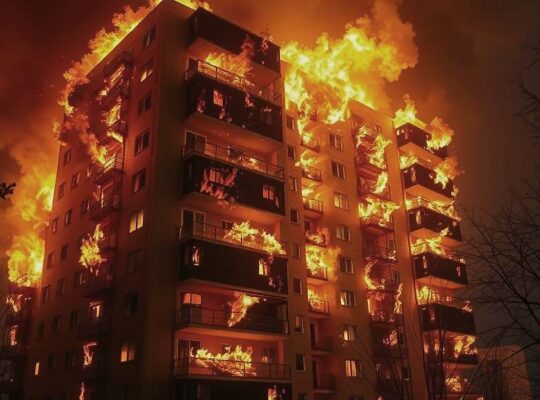 Hong Kong Apartment Fire Claims Lives, Traps Residents