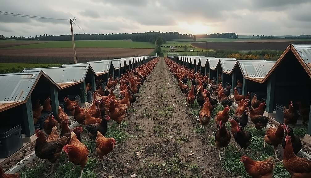 Germany's Chicken Farming Dominates, Faces Avian Flu Concerns