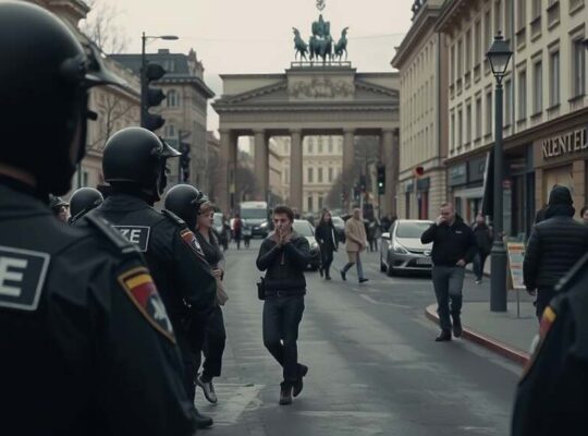 Berlin Police Injured in Escalated Disturbance Call