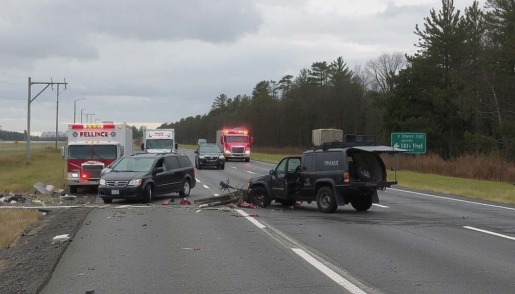 Three Dead in Fiery Highway Collision in Bavaria