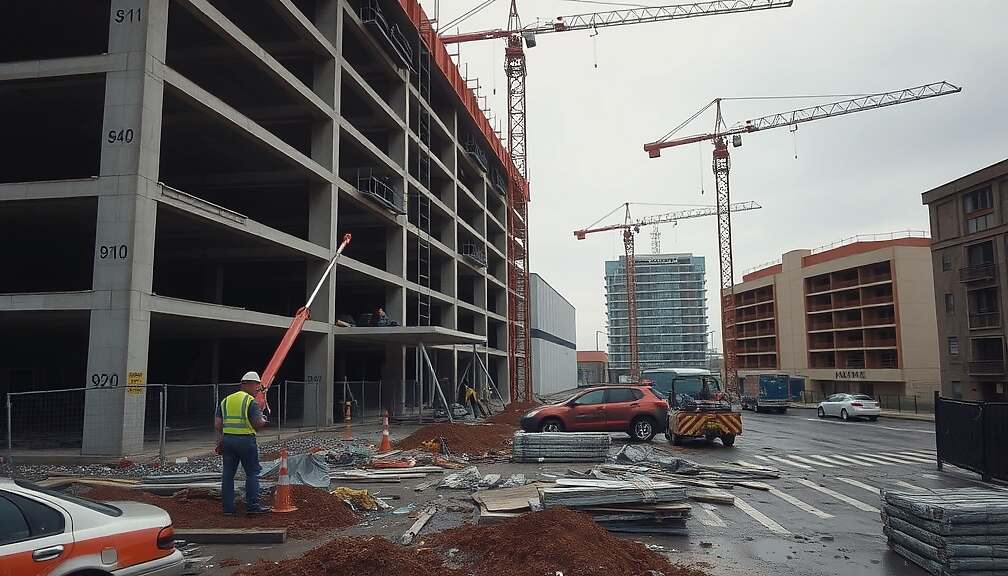 Construction Orders Decline Sharply in Germany