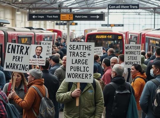 Verdi Calls Nationwide Strikes Monday Over Job Conditions in German Public Transport.