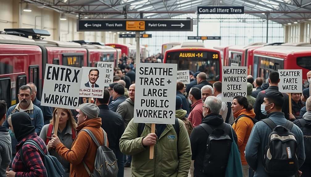 Verdi Calls Nationwide Strikes Monday Over Job Conditions in German Public Transport.