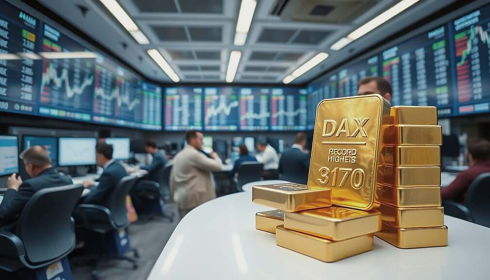 DAX Holds Steady While Gold Breaks $5,000 Mark, Market Awaits Fed Decision