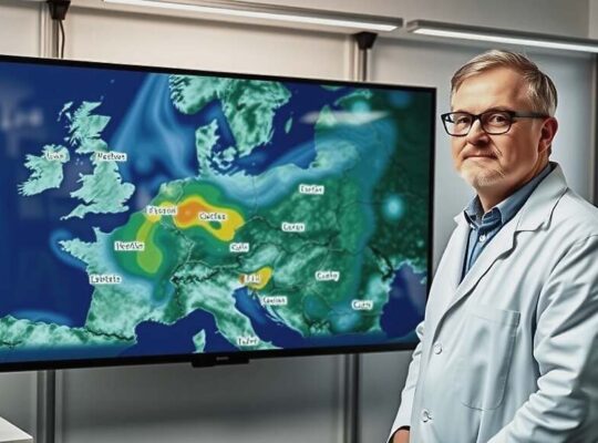 Icy Rainstorm Looms Over Northeast Germany, Threatening Roads and Rails