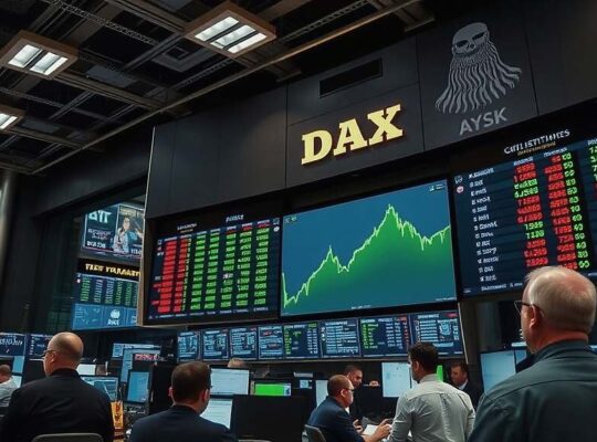DAX Climbs to 24,500 Amid Adidas Surge, Gold Tumbles 5% - Market Volatility Rises.