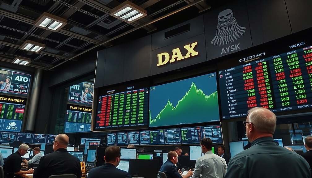 DAX Climbs to 24,500 Amid Adidas Surge, Gold Tumbles 5% - Market Volatility Rises.