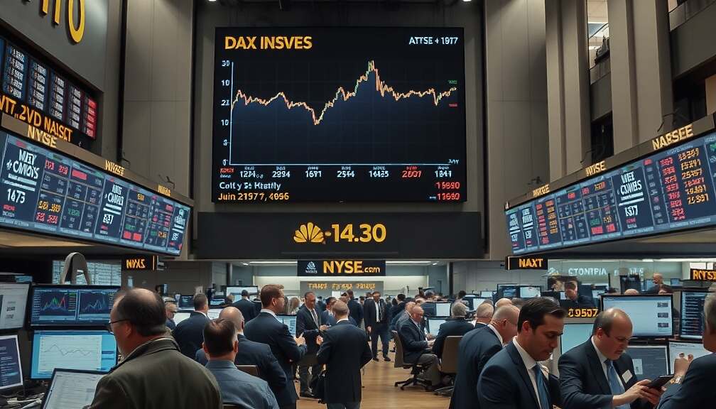 Dax Drops 0.3% as Daimler Truck and Infineon Lead Decline, Gold Soars, Oil Prices Rise and Gas Costs Slip