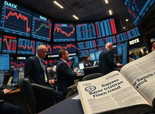 DAX Slumps Midday, Bayer Shines Amid U.S. Glyphosate Verdict and Global Market Pressure
