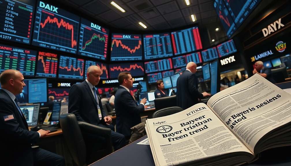 DAX Slumps Midday, Bayer Shines Amid U.S. Glyphosate Verdict and Global Market Pressure