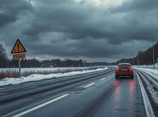 Icy Rain in the East, Heavy Snowfall Threatens the South..