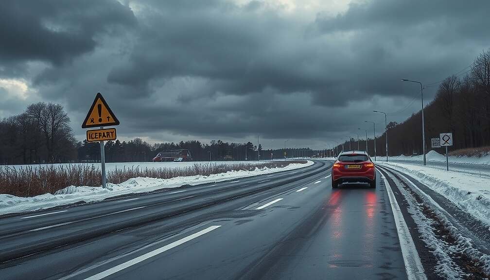 Icy Rain in the East, Heavy Snowfall Threatens the South..