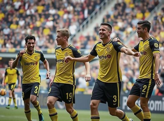 Dortmund Extends Chase, Thrash Union 3‑0 to Cut Bayern Gap to Eight Points