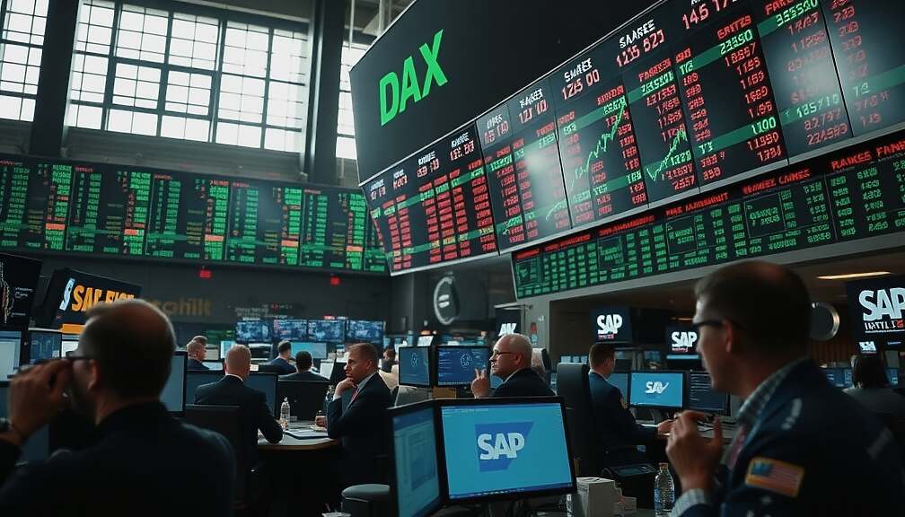 Dax Gains as SAP Leads, Gas and Oil Prices Soar, Geopolitical Risks Loom100% English