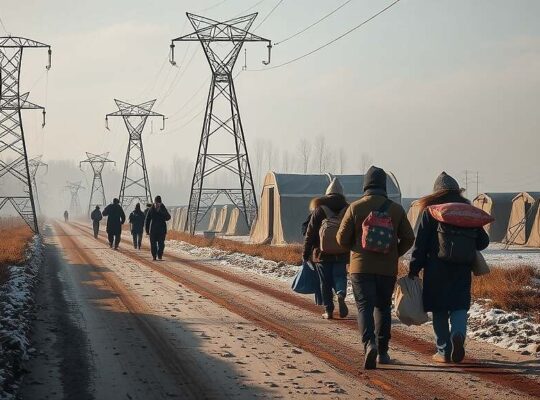 Ukrainian Refugees Escalate Escape as Energy and Water Shortages Mount from Russian Attacks and a Harsh Cold Snap