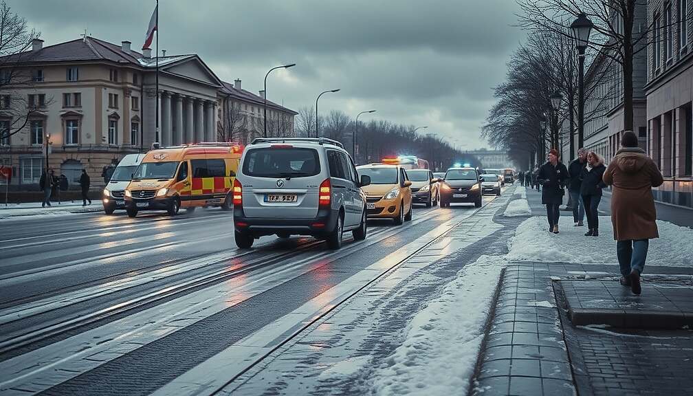 Snow‑Ice Storm Halts Transport, Sparks Accidents Across Germany
