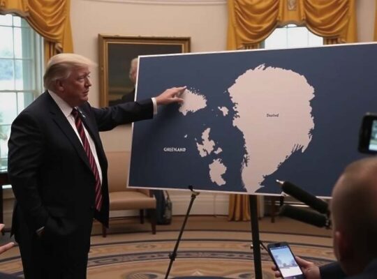 Trump Reasserts Claim to Greenland, Urges U.S. Acquisition as Strategic Security Move