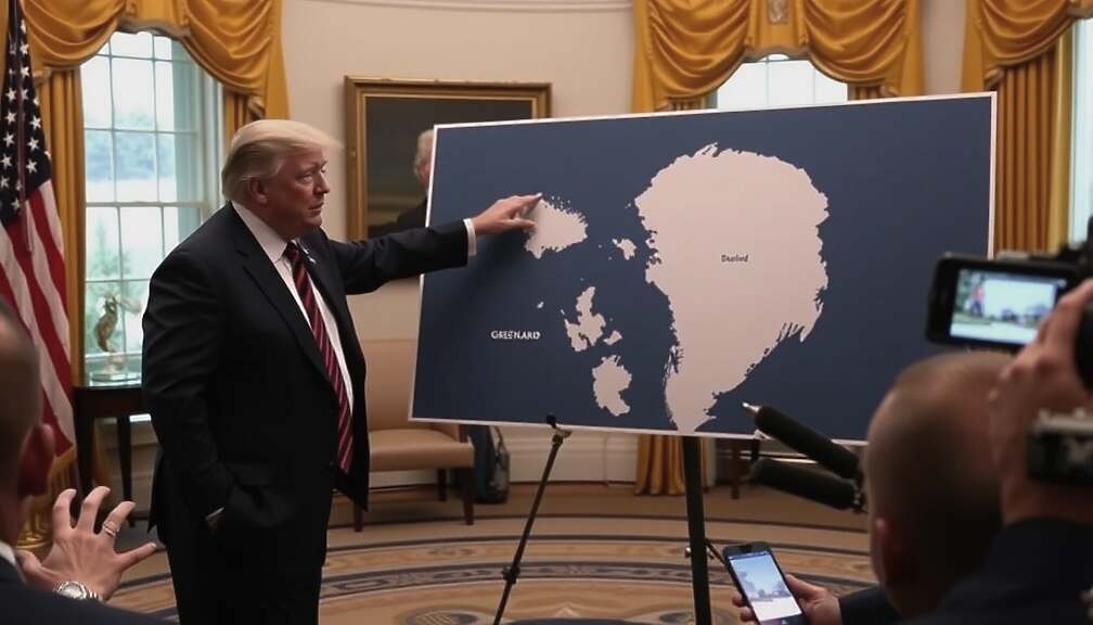 Trump Reasserts Claim to Greenland, Urges U.S. Acquisition as Strategic Security Move