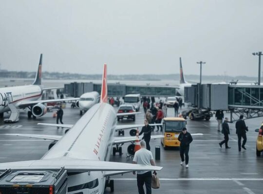 Frankfurt Airport Hit by Winter Weather Flight Disruptions