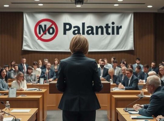 German Justice Minister Declines Palantir Software for Federal Agencies