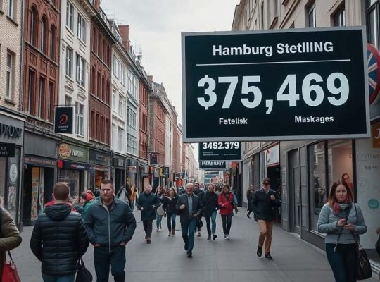 Hamburg Unemployment Rises to 2006‑High of 97,264, Even as Record Jobs Are Created