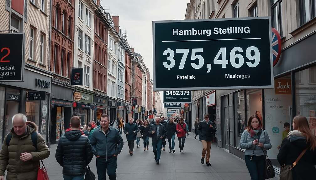 Hamburg Unemployment Rises to 2006‑High of 97,264, Even as Record Jobs Are Created