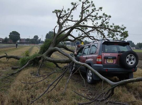 Elderly Couple Dies in Fiery Car Crash in Southern Hesse