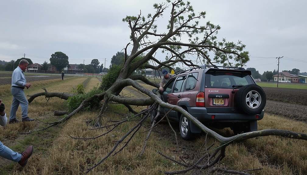 Elderly Couple Dies in Fiery Car Crash in Southern Hesse