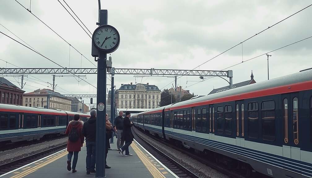 Severe Weather Halts Rail Service at Key German Hub
