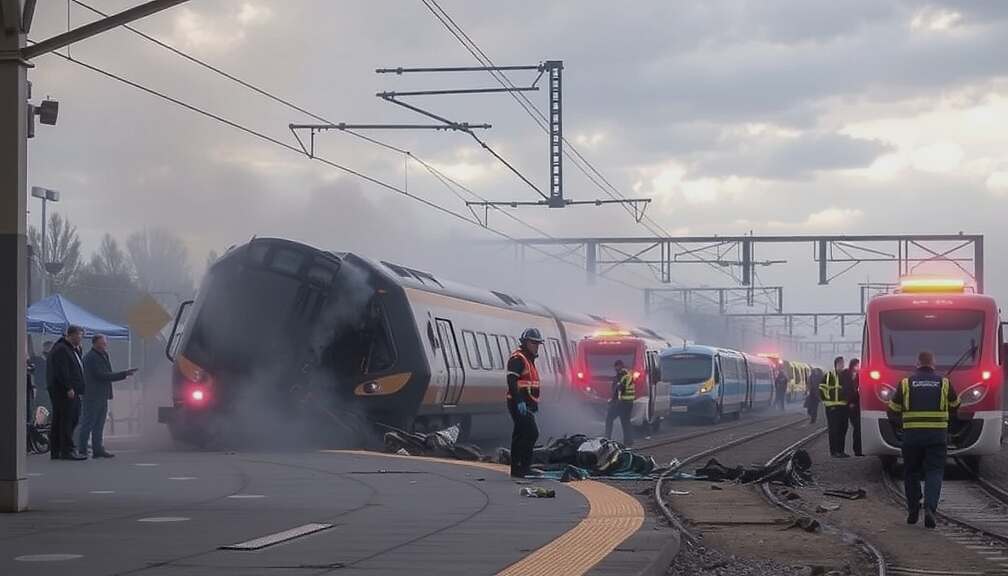 Spanish Train Disaster Claims 10 Lives, Leaves 25 Seriously Injured in Southern Cordoba.