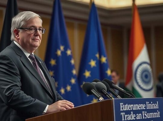 Former German Foreign Minister Fischer Declares Mercosur and India Trade Deals Path to Europe's Future, Dismisses Farmer Protests news trade Europe (