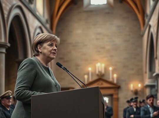 Angela Merkel Preaches at Maria Laach Abbey, Emphasizing Spiritual Reflection Over Politics