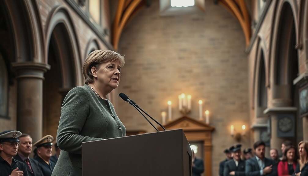 Angela Merkel Preaches at Maria Laach Abbey, Emphasizing Spiritual Reflection Over Politics
