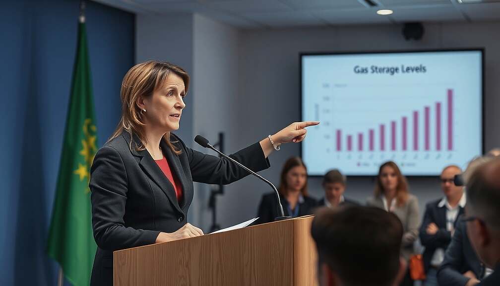 DIW Economist Kemfert Urges Germany to Slash Gas Use Amid Low Storage Levels